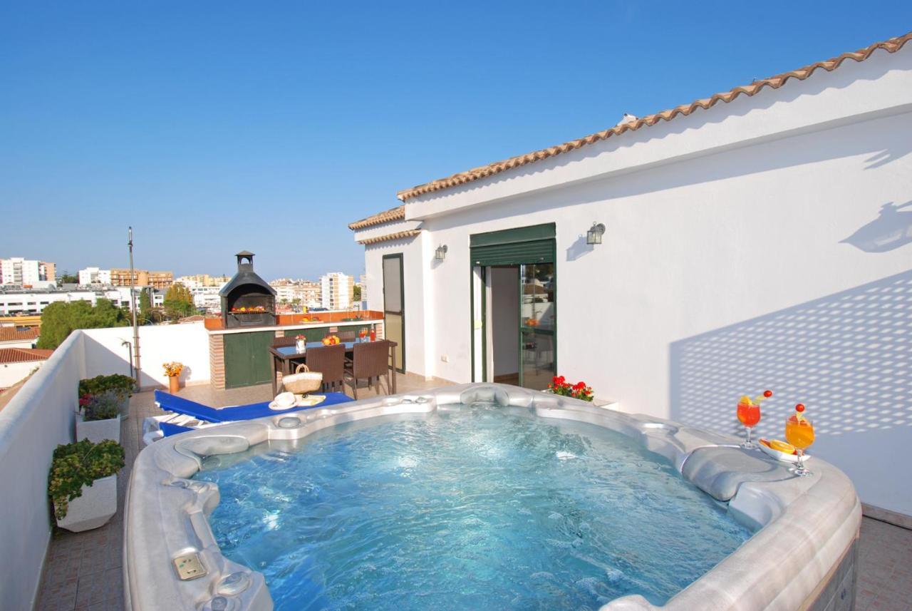 Apartament Isla De Benalmadena 1, Jacuzzi, 80M From The Sea, Ac, Bbq, Private Parking, Big Terrace Zewnętrze zdjęcie