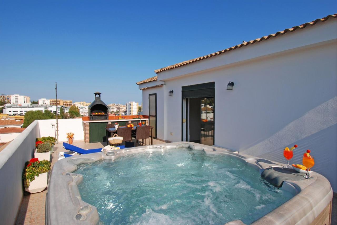 Apartament Isla De Benalmadena 1, Jacuzzi, 80M From The Sea, Ac, Bbq, Private Parking, Big Terrace Zewnętrze zdjęcie